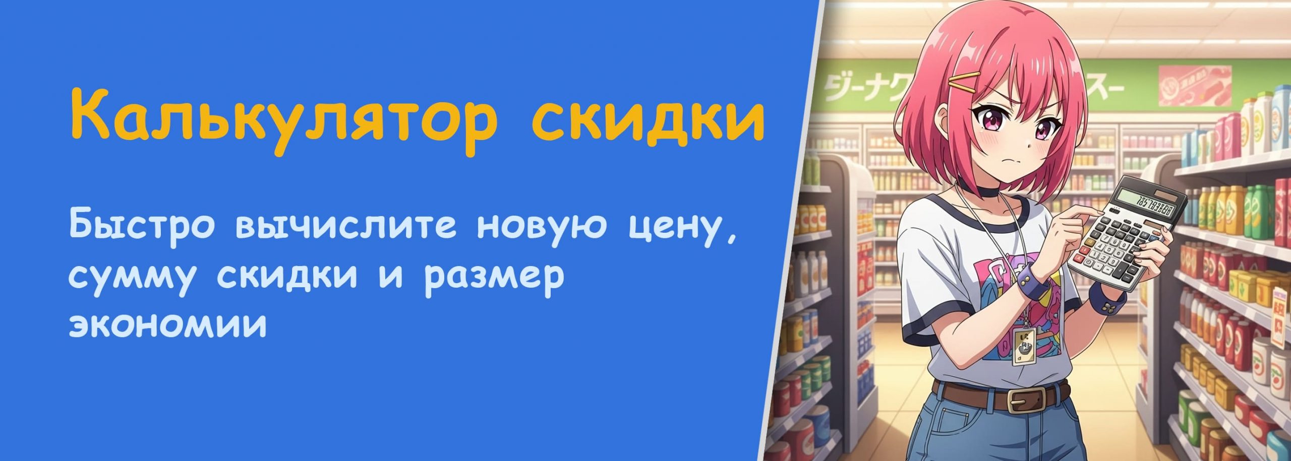 Калькулятор скидки